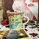 Большая кружка, Пасхальный подарок. Фарфор, роспись, позолота. Пасхальные сувениры. Анна Орлова. Дом с историей.. Ярмарка Мастеров.  Фото №5