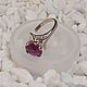 Silver ring with ruby. Rings. OuroborosJwlry. Ярмарка Мастеров.  Фото №4
