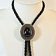 Vincent Vega bolo tie with natural (Agate). Ties. Neformal-World. My Livemaster. Фото №5