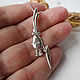 Silver pendant ' hare and carrot'. Pendants. Zoloto Master. My Livemaster. Фото №4
