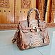 Сумка из кожи питона Биркин Mini. Классическая сумка. Boutique Python Fashion. Интернет-магазин Ярмарка Мастеров.  Фото №2