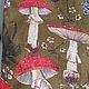 Мешочек для карт таро "Мухоморы на зеленом". Чехол для карт. Tashahandmadeshop. Интернет-магазин Ярмарка Мастеров.  Фото №2