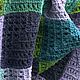 Order Knitted shawl ' Shades of evening forest'. YULYA BLACKBERRY. Livemaster. . Shawls Фото №3