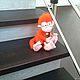 Shusha (knitted monkey, crochet toy, orangutan, toy). Stuffed Toys. Warm toys. My Livemaster. Фото №4