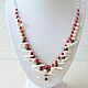 Pearl and Coral Necklace and Earrings. Jewelry Sets. A lovely near you !!!. My Livemaster. Фото №6