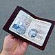 Портмоне для удостоверения и денег "Союз-9". Портмоне. Кожевенная мастерская 'Гранден'. Ярмарка Мастеров.  Фото №8