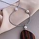 Длинное колье с подвеской. Колье. Storm Jewellery. Ярмарка Мастеров.  Фото №6