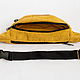 Nevari 2.0 hemp belt bag, yellow. Waist Bag. Hemp bags and yarn | Alyona Larina (hempforlife). My Livemaster. Фото №6