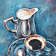  ' Still life with coffee'. Acrylic. Pictures. Artist Mariya Kozlova. Online shopping on My Livemaster.  Фото №2