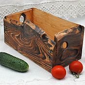 Для дома и интерьера handmade. Livemaster - original item Box box with knots in the rustic style. Handmade.