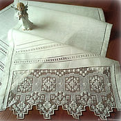 Свадебный салон handmade. Livemaster - original item Wedding towel Mirrors, hand embroidery, hemstitch, linen. Handmade.