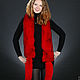 Stole from the red Fox Tails, Collars, Dolgoprudny,  Фото №1