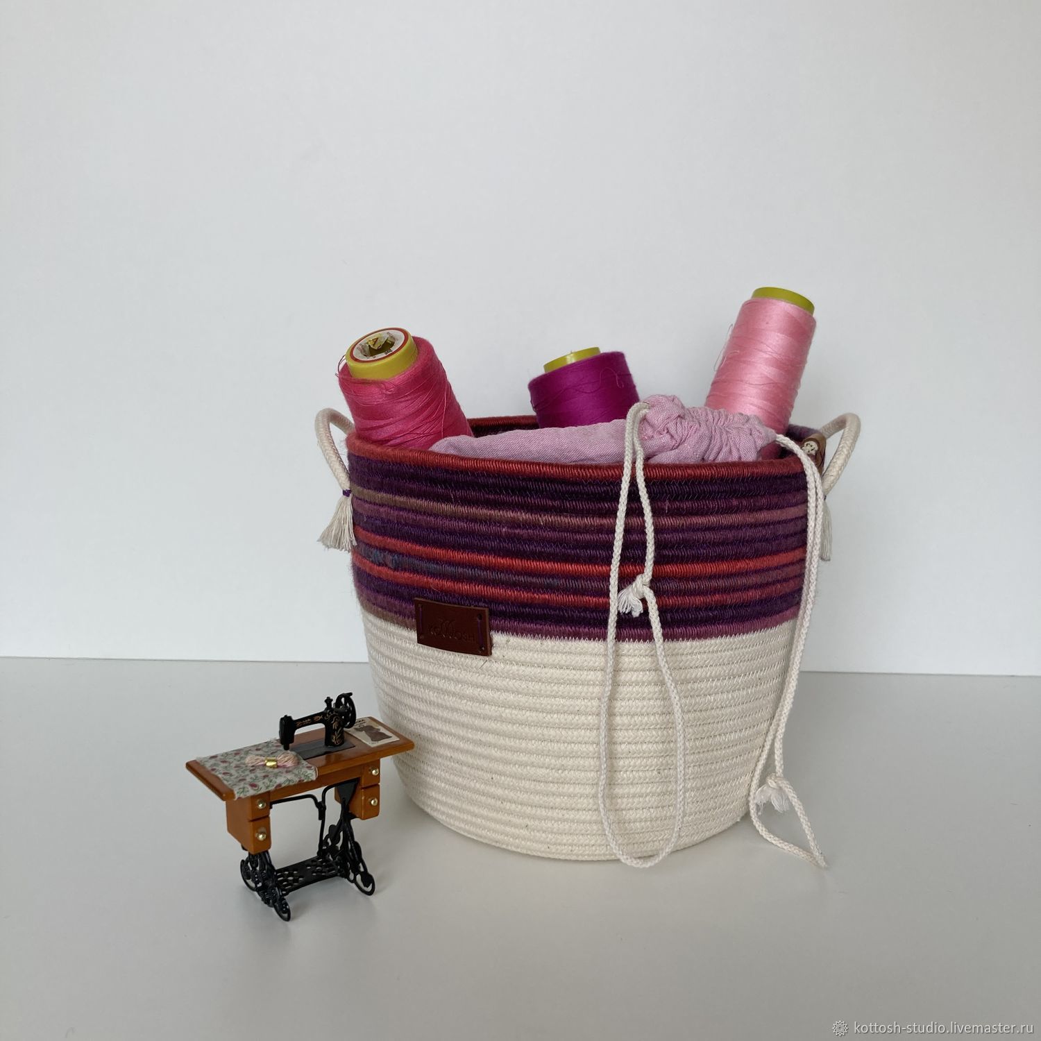 Корзина с ручками для хранения 18 см х 20 см в интернет-магазине на ...