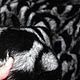  Эко-мех под норку чёрно-белый. Мех. Kunstpelz. Интернет-магазин Ярмарка Мастеров.  Фото №2