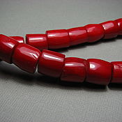 Материалы для творчества handmade. Livemaster - original item Coral tubes 12h11 mm. Handmade.