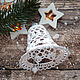Christmas bell crocheted. Christmas decorations. BarminaStudio (Marina)/Crochet (barmar). Online shopping on My Livemaster.  Фото №2