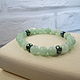 Bracelet made of pale green jade and hematite. Rosary bracelet. RoyalWorkshop. Online shopping on My Livemaster.  Фото №2