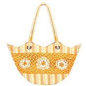 Винтаж handmade. Livemaster - original item Bright orange cellulose handbag for summer!. Handmade.