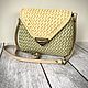 Мини-сумочка из рафии. Сумка через плечо. Tatyana_And_Bags. Ярмарка Мастеров.  Фото №5