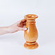 Order Vase of natural wood of the Siberian Cedar, dried flowers for V2. ART OF SIBERIA. Livemaster. . Decanters Фото №3