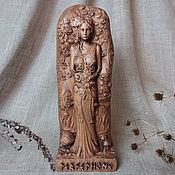Для дома и интерьера handmade. Livemaster - original item Persephone, ancient Greek goddess, wooden statuette. Handmade.