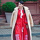 Dress Embroidered Red Maxi Linen Dress Vyshyvanka Ukrainian, Dresses, Sevastopol,  Фото №1