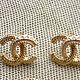 Винтаж: Брошь и серьги Chanel эмаль. Маркировка. Броши винтажные. Екатерина кетикет. Ярмарка Мастеров.  Фото №5