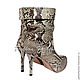 Stylish python LAFREN boots. High Boots. Exotic Workshop Python Fashion. Online shopping on My Livemaster.  Фото №2
