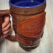 Сувениры и подарки handmade. Livemaster - original item Gifts on February 23: Beer mug gift for a man. Handmade.