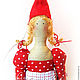 Interior doll 'Christmas girl', Tilda Toys, Tver,  Фото №1