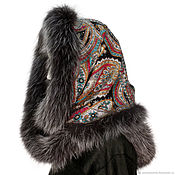 Аксессуары handmade. Livemaster - original item Snood-a scarf with fur trimming 