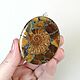 Pendant made of simbirzite and ammonite. Pendant. Stones Gems from Siberia. My Livemaster. Фото №4