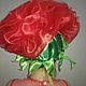 Headdress 'Carnation' or 'rose'. Carnival Hats. ludmila7070. My Livemaster. Фото №4