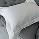 Linen pillowcase with 'ears' milk 1 piece. Pillowcases. Linen fantasy. My Livemaster. Фото №4