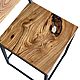 Loft-style bar stool with a seat made of elm slab. Chairs. Custom furniture making U.LOFT. My Livemaster. Фото №4