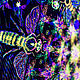 Декор Флюрная картина "Фрактальная Пчелка". Создание дизайна. ANAHART. Ярмарка Мастеров.  Фото №5