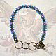 Заказать Браслет из экозамши: Глициния и васильки. Мария | SINGULA jewelry. Ярмарка Мастеров. . Браслет плетеный Фото №3