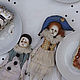 Pierrot and pierrette, Dolls, St. Petersburg,  Фото №1