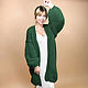Green cardigan for women. Cardigans. SHAPAR - knitting clothes. My Livemaster. Фото №5