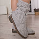 Demi-season boots "Owls". High Boots. KnittedBoots. My Livemaster. Фото №5