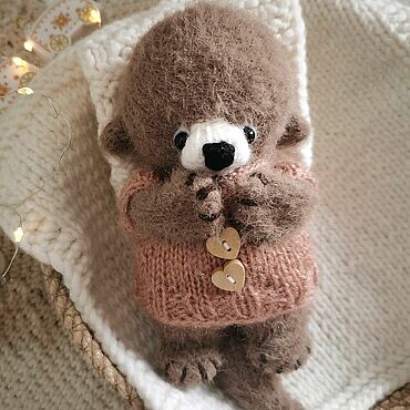 Куклы и игрушки ручной работы. Ярмарка Мастеров - ручная работа Выдра Тося. Handmade.