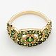 Золотое кольцо с демантоидами. Арт. КЕ1851. Кольца. Ангелика (demantoid). Ярмарка Мастеров.  Фото №5