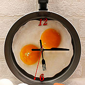 Для дома и интерьера handmade. Livemaster - original item Watch scrambled Eggs decoupage. Handmade.