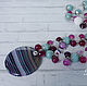 Sea berry - necklace with large agate pendant. Necklace. Roxana flowers. Online shopping on My Livemaster.  Фото №2