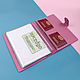 Folder organizer for documents A5 format new. Cover. Leather Collection. My Livemaster. Фото №4