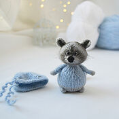 Куклы и игрушки ручной работы. Ярмарка Мастеров - ручная работа raccoon knitted. Handmade.