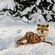 Тигр. Ватная игрушка ёлочная/интерьерная, коллекционная авторская, Народная кукла, Владикавказ,  Фото №1