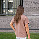 Basic cappuccino-colored T-shirt. T-shirts. NATALINI. My Livemaster. Фото №6