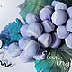 ЦВЕТЫ ИЗ ТКАНИ. Брошь «Японский виноград». Цветы. Елена ELEGRI. Интернет-магазин Ярмарка Мастеров.  Фото №2