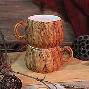 Кеци-жаровня глиняная с декором укроп с крышкой и ручками. Кеци